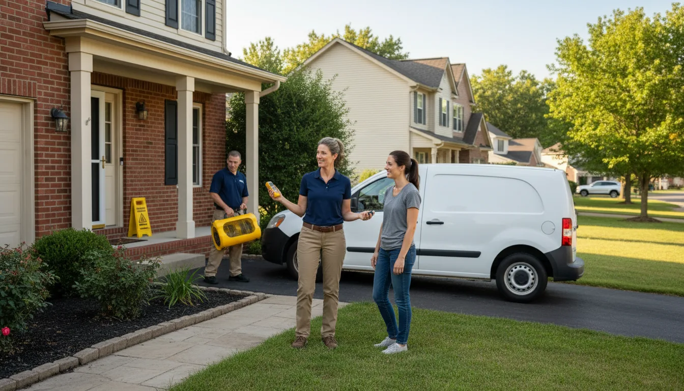 Residential water damage restoration in Antonito, CO